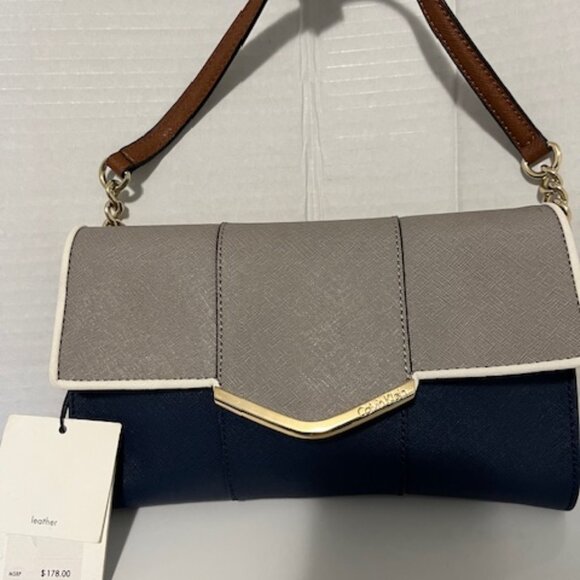 Calvin Klein leather bag. - Picture 1 of 4